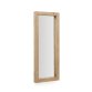 Miroir Maden en bois avec finition naturelle  50 x 120 cm