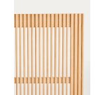 Cabecero Beyla de madera maciza de fresno para cama de 160 cm