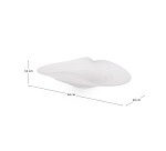 Centre de table Ondaro en verre dépoli 11 cm