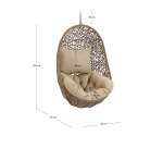 Fauteuil suspendu Florina marron