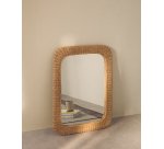 Miroir en rotin Zilna 58 x 79 cm