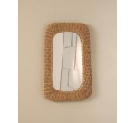 Miroir en rotin Zilna 38 x 59 cm