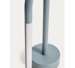 Lampe de table portable Bow en aluminium bleu