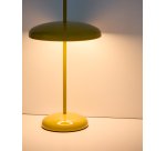 Lampe de table portable Porte en aluminium jaune