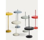 Lampe de table portable Porte en aluminium jaune