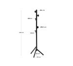 Portemanteau Nadue en bois de hêtre avec finition naturelle  170 cm