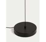 Plafonnier Bow en aluminium noir Ø 16 cm