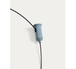 Suspension portable Porte en aluminium bleu Ø 16 cm