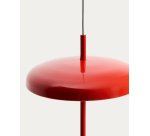 Suspension portable Porte en aluminium rouge Ø 16 cm