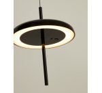 Suspension portable Porte en aluminium noir Ø 16 cm