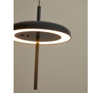 Suspension portable Porte en aluminium bleu Ø 16 cm