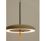 Suspension portable Porte en aluminium gris clair Ø 16 cm