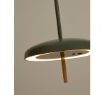 Suspension portable Porte en aluminium vert clair Ø 16 cm