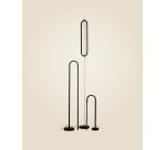 Bow black aluminium ceiling lamp Ø 16 cm