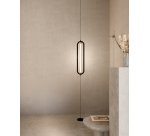 Bow black aluminium ceiling lamp Ø 16 cm