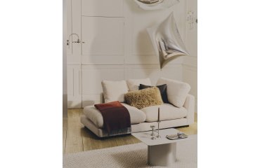 Arvin grey iron coffee table 70 x 52cm