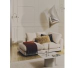 Nuvira wall light in light grey brushed metal