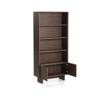 Étagère Norlen en placage de noyer 90 x 190 cm