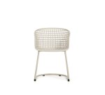 DE_Chaise d’extérieur Tenaro en plastique avec structure en acier beige