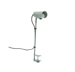Jula desk lamp with clamp in green metal