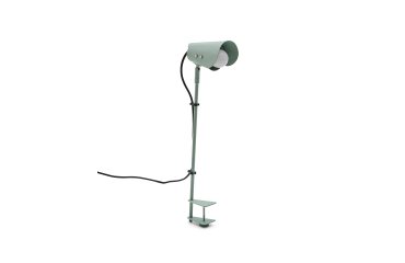 Lampe de bureau avec pince Jula en métal vert