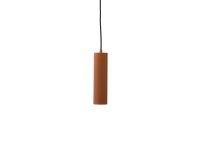 Suspension Andia en aluminium avec finition peinte terracotta
