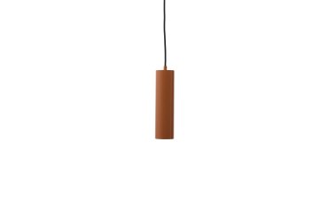 Suspension Andia en aluminium avec finition peinte terracotta
