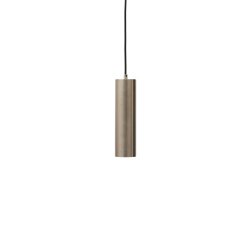 Andia aluminium ceiling lamp with brushed silver painted finish