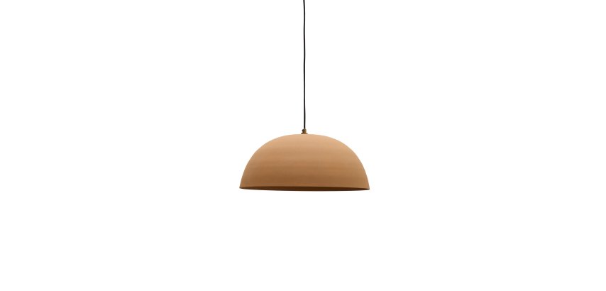 Suspension Nibla en métal effet terre cuite Ø 46 cm