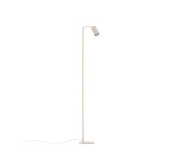 DE_Lampadaire Manie en métal avec finition texturée beige