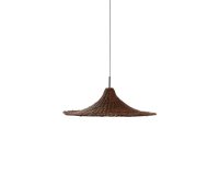 Abat-jour pour suspension Bladia en rotin avec finition marron Ø 70 cm