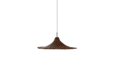 Abat-jour pour suspension Bladia en rotin avec finition marron Ø 70 cm