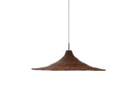 Bladia rattan ceiling lamp shade with brown finish Ø90cm