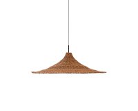 Bladia rattan ceiling lamp shade with natural finish Ø90cm