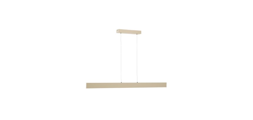 Plafonnier Boadella en aluminium finition peinte beige