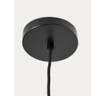 Lampada da soffitto Drava in ceramica bordeaux