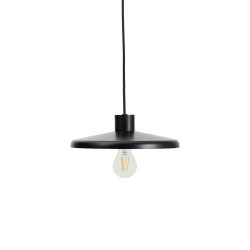 Suspension Nuvira en métal noir satiné