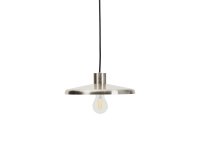 Suspension Nuvira en métal brossé gris clair