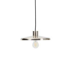 Nuvira ceiling lamp in light grey brushed metal