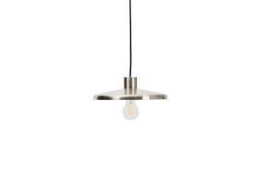 Suspension Nuvira en métal brossé gris clair
