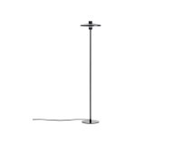 Lampadaire Nuvira en métal noir satiné