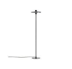 DE_Lampadaire Nuvira en métal noir satiné