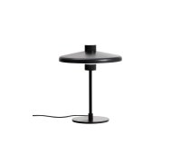 Lampe de table Nuvira en métal satiné noir