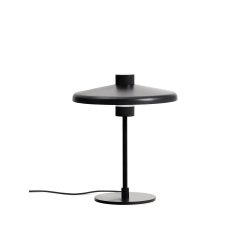 Lampada da tavolo Nuvira in metallo satinato nero