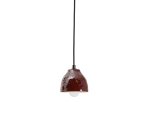 Lampada da soffitto Drava in ceramica bordeaux
