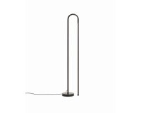 Bow black aluminium floor lamp