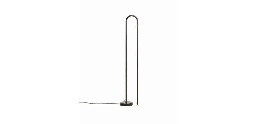 Lampadaire Bow en aluminium noir