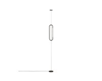 Plafonnier Bow en aluminium noir Ø 16 cm
