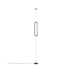 Plafonnier Bow en aluminium noir Ø 16 cm