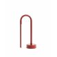 Lampe de table portable Bow en aluminium rouge